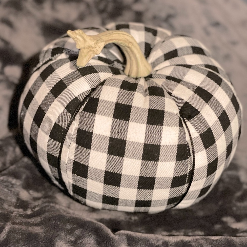 Stuffed Pumpkin Decor